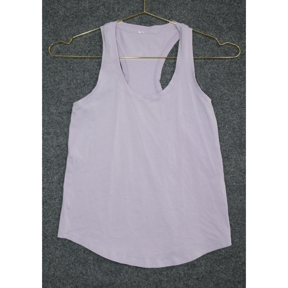 Lululemon Shirt Women 0 Light Purple Love Tank Top‎ Everyday Athleisure Yoga